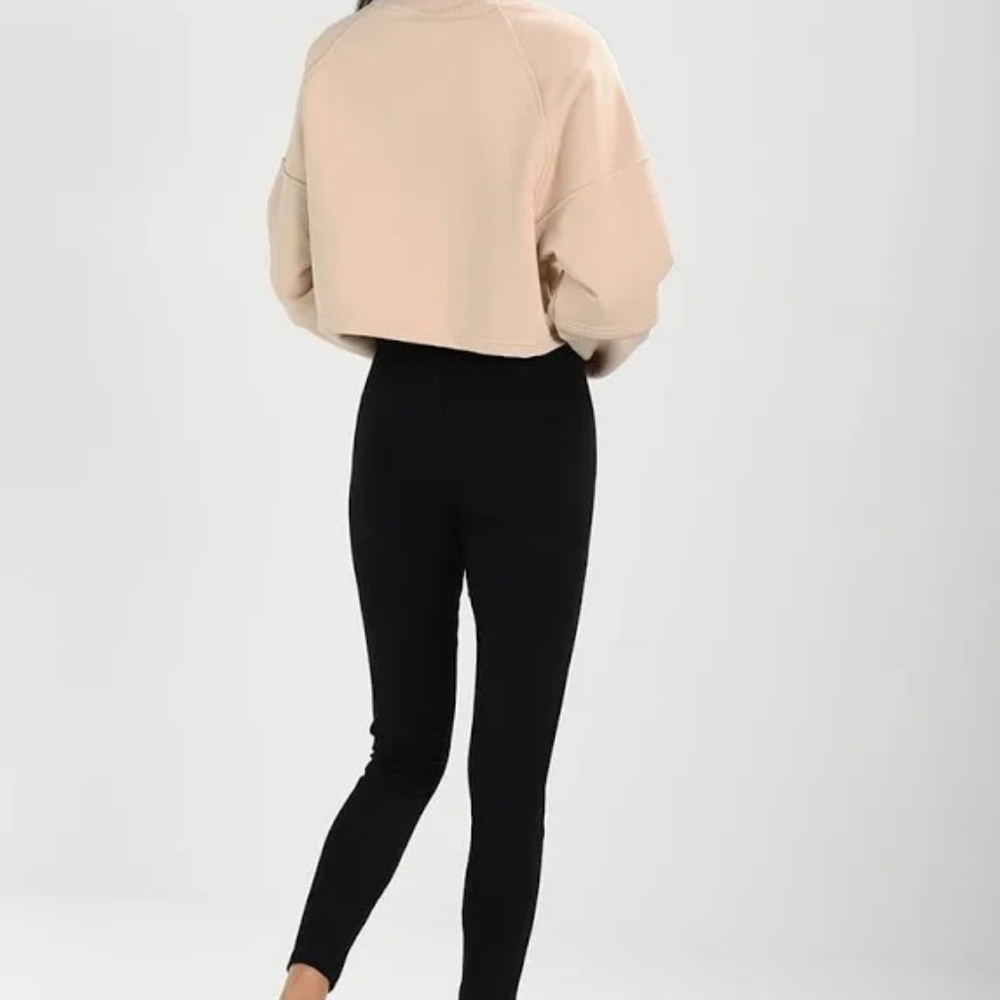 Ivy Park (Beyonce) Beige Cropped Sweatshirt - Picture 2 of 8